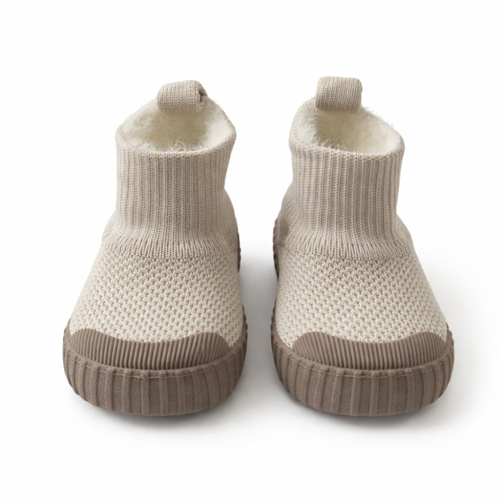 Tiny Tales Baby Soft Lined Shoes - NATURAL